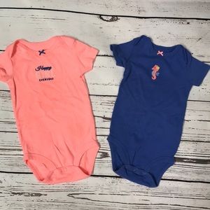 Carter’s 2 onesies
